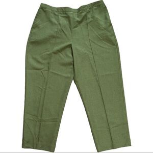 Alfred Dunner Pants Green Size 18